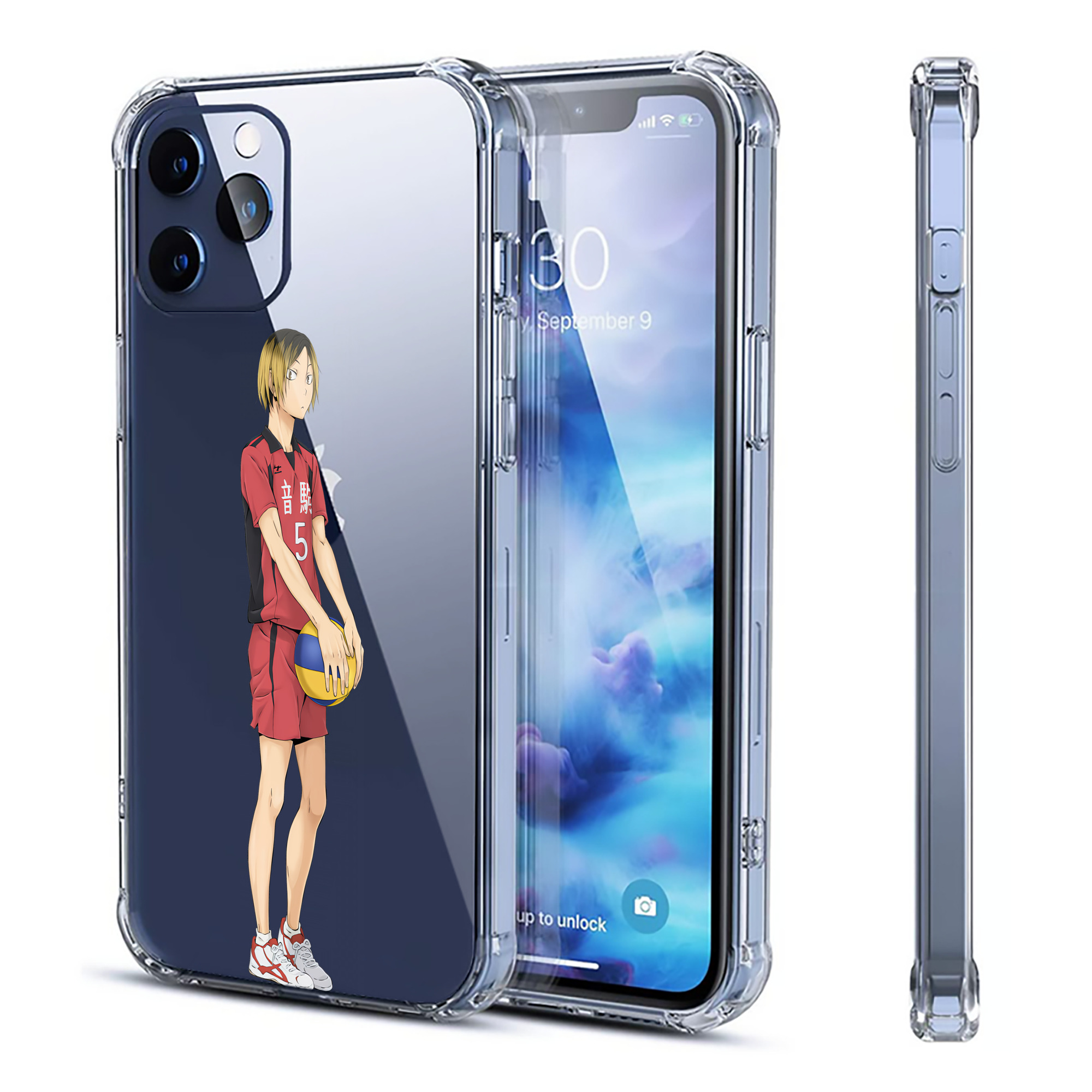 （画像用） ハイキュー!! Haikyu!! 【iPhone 12シリーズ対応】透明スマホケース（クリアソフトケース）